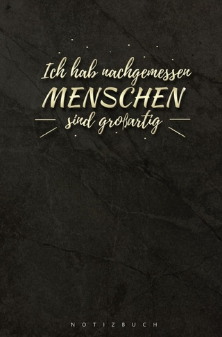 Notizbuch für Menschen