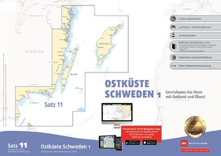 Sportbootkarten Satz 11: Ostküste Schweden 1 (Ausgabe 2021/2022)