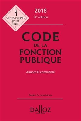 Code de la fonction publique 2018