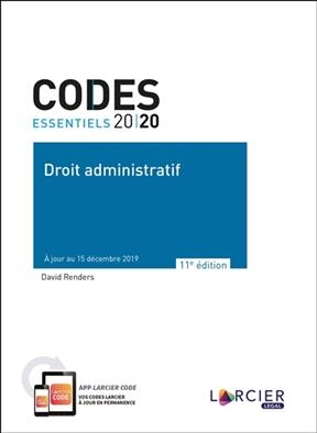 Droit administratif 2020 - David Renders