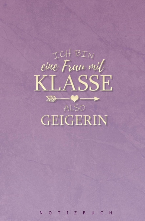 Notizbuch Geigerin - Konrad Klix