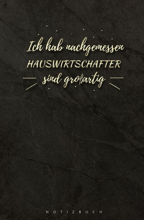 Notizbuch f&uuml;r Hauswirtschafter - Konrad Klix