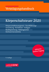 Veranlagungshandb. Körperschaftsteuer 2020, 71. A. - 