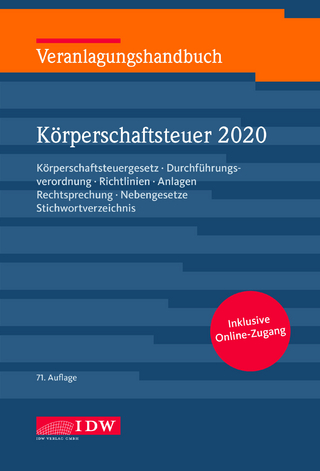 Veranlagungshandb. Körperschaftsteuer 2020, 71. A.