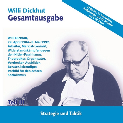 Gesamtausgabe Teil III auf CD-ROM - Willi Dickhut