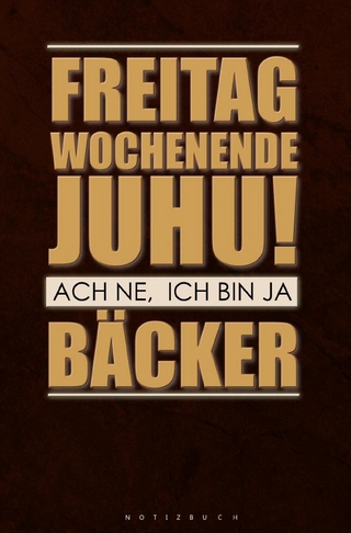 Notizbuch für Bäcker