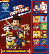 PAW Patrol - Tier-Rettung - Klappen-Geräusche-Buch mit 10 pfotastischen Geräuschen für Kinder ab 3 Jahren - 
