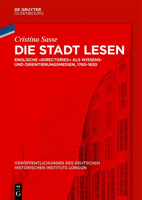 Die Stadt lesen - Cristina Sasse