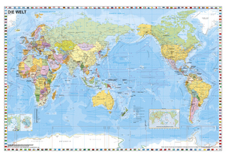 Weltkarte pazifikständisch politisch