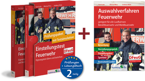 Sparpaket &ndash; Einstellungstest + Auswahlverfahren Feuerwehr - Kurt Guth, Marcus Mery, Andreas Mohr