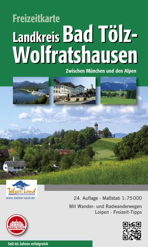 Freizeitkarte Bad T&ouml;lz-Wolfratshausen