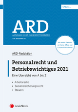 Personalrecht und Betriebswichtiges 2021 - Bleyer, Birgit; Lindmayr, Manfred; Sabara, Bettina