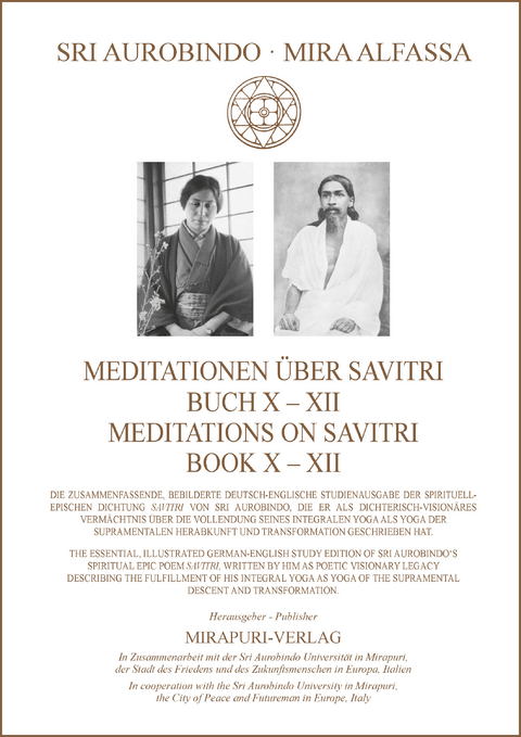 Meditationen &uuml;ber Savitri Buch X-XII &ndash; Meditations on Savitri Book X-XII - Sri Aurobindo, Mira Alfassa