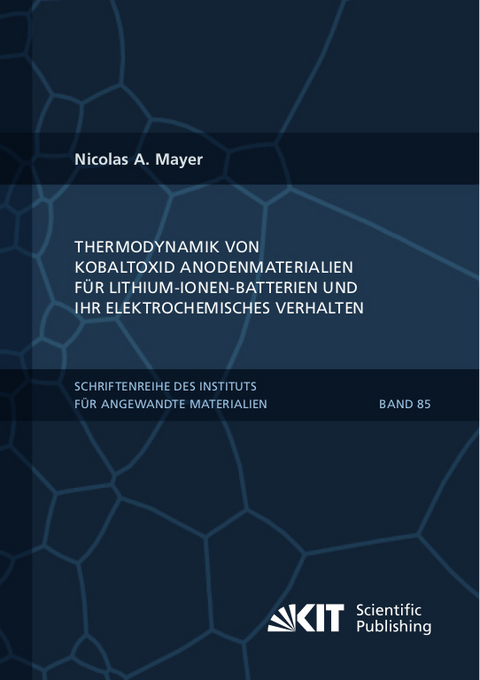 Thermodynamik von Kobaltoxid Anodenmaterialien f&uuml;r Lithium-Ionen-Batterien und ihr elektrochemisches Verhalten - Nicolas A. Mayer