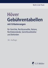 Geb&uuml;hrentabellen - Henning Oberlack, Albert H&ouml;ver
