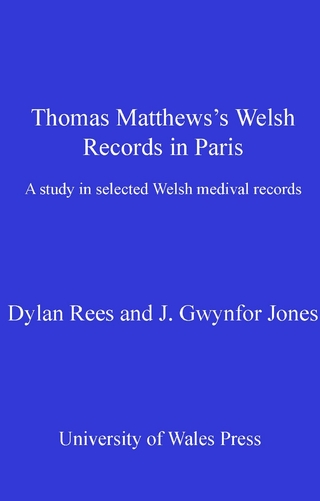 Thomas Matthews' Welsh Records in Paris