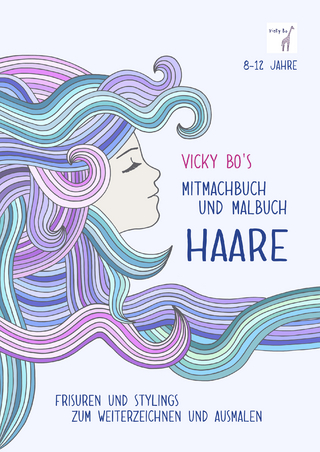 Mitmachbuch und Malbuch - HAARE