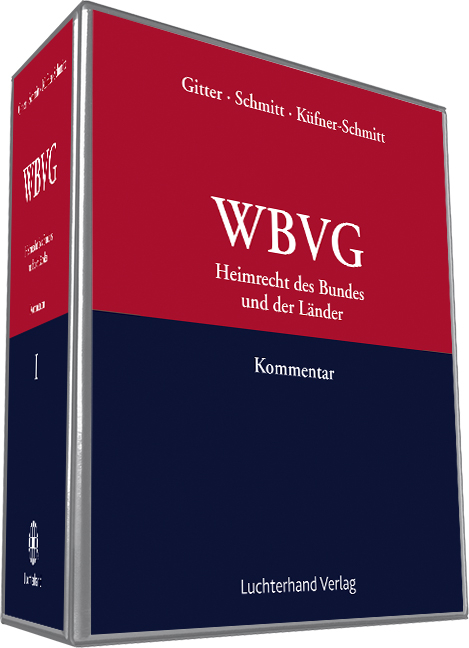 WBVG - Heimrecht des Bundes und der L&auml;nder - Wolfgang Gitter, Jochem Schmitt