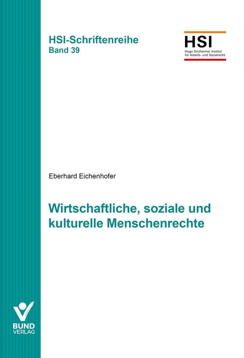 Wirtschaftliche, soziale und kulturelle Menschenrechte - Eberhard Eichenhofer