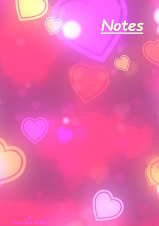 Notizbuch A5 liniert [Heart - Herz] Softcover von Daily Paper Design | 80 Seiten | als Tagebuch, Bullet Journal, Notizheft | FSC-zertifiziert & aus nachhaltiger und umweltschonender Forstwirtschaft