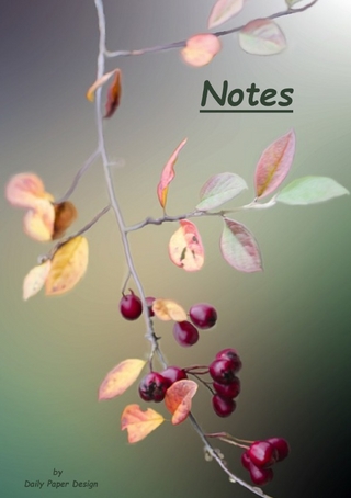 Notizbuch A5 liniert [Rosehip - Hagebutte] Softcover von Daily Paper Design | 80 Seiten | als Tagebuch, Bullet Journal, Notizheft | FSC-zertifiziert & aus nachhaltiger und umweltschonender Forstwirtschaft
