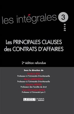 Les principales clauses dans les contrats d'affaires -  MESTRE J.