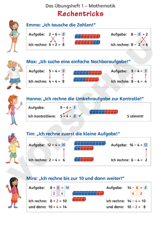 Das Übungsheft Mathematik 1 – Poster