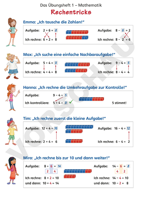 Das &Uuml;bungsheft Mathematik 1 &ndash; Poster - Nina Simon, Hendrik Simon