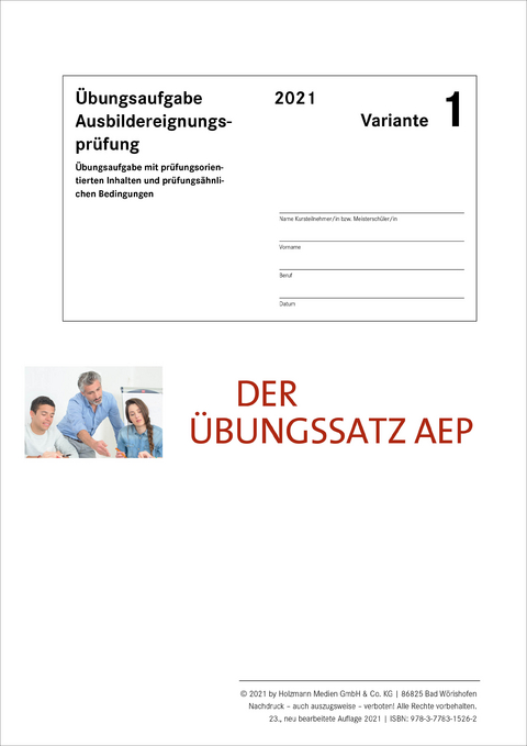 Der &Uuml;bungssatz Ausbildereignungspr&uuml;fung - Variante 1 - Dr. Lothar Semper, Bernhard Gress