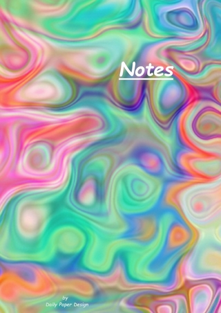 Notizbuch A5 dotted [Color - Farben] Hardcover von Daily Paper Design | 80 Seiten | als Tagebuch, Bullet Journal, Notizheft | FSC-zertifiziert & aus nachhaltiger und umweltschonender Forstwirtschaft