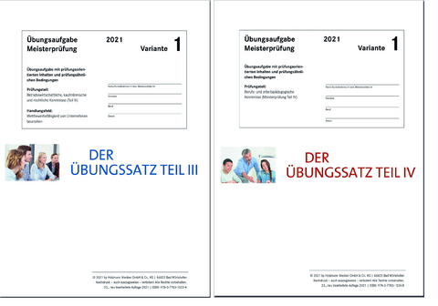Das &Uuml;bungspaket Teil III + IV - Variante 1 - Dr. Lothar Semper, Bernhard Gress