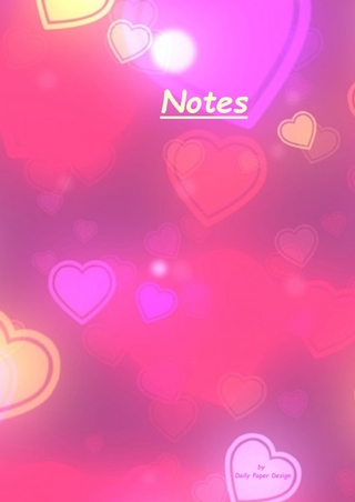 Notizbuch A5 liniert [Heart - Herz] Hardcover von Daily Paper Design | 80 Seiten | als Tagebuch, Bullet Journal, Notizheft | FSC-zertifiziert & aus nachhaltiger und umweltschonender Forstwirtschaft