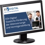 ESV-Digital Staatliche Förderung der Altersvorsorge und Vermögensbildung - Jahresabonnement - 
