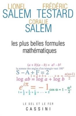 Les plus belles formules mathématiques - Lionel Salem, Frédéric Testard, Coralie Salem