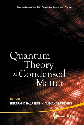QUANTUM THEORY OF CONDENSED MATTER
