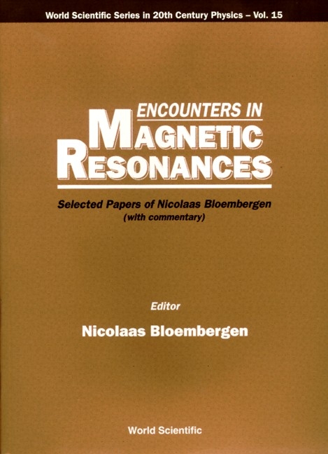 ENCOUNTERS IN MAGNETIC RESONANCES (V15) - 