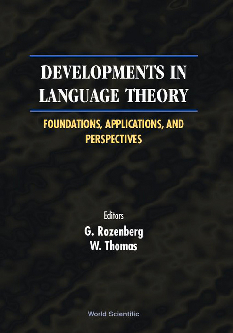 DEVELOPMENTS IN LANGUAGE THEORY - 