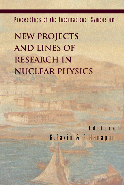 NEW PROJECTS & LINES OF RESEARCH IN... - 