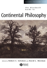 The Blackwell Guide to Continental Philosophy - 