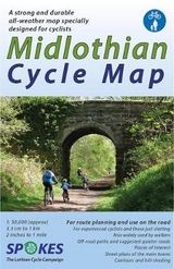 Spokes Midlothian Cycle Map - 