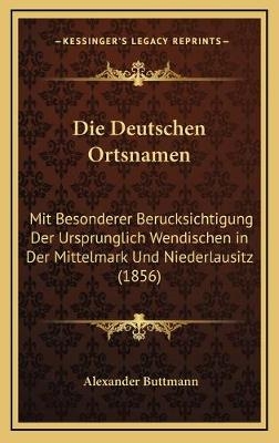 Die Deutschen Ortsnamen