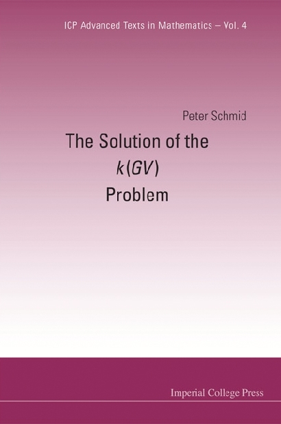 THE SOLUTION OF THE K(GV) PROBLEM  (V4) - Peter Schmid