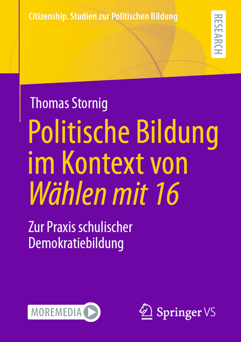 Politische Bildung im Kontext von W&auml;hlen mit 16 - Thomas Stornig
