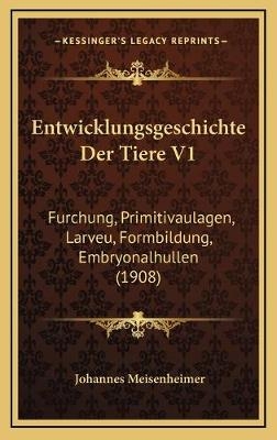 Entwicklungsgeschichte Der Tiere V1