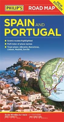 Philip's Spain and Portugal Road Map -  Philip's Maps