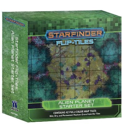 Starfinder Flip-Tiles: Alien Planet Starter Set - Jason Engle, Stephen Radney-Macfarland