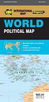 World Political Map 160 16th ed - UBD Gregory's