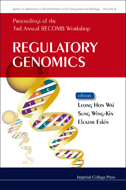 REGULATORY GENOMICS (V8) - 