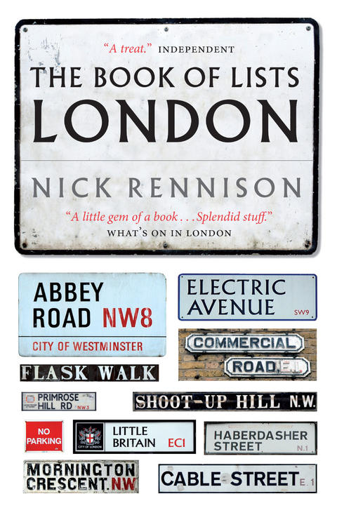Book Of Lists London -  Nick Rennison