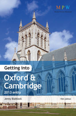 Getting Into Oxford & Cambridge 2013 Entry -  Jenny Blaiklock